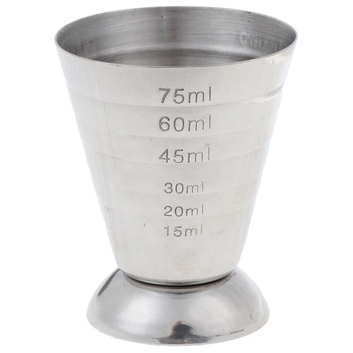 75ml Metal Measure Cup Drink Tool Shot Ounce Jigger Bar Mixed Cocktail Beak_ Jw - Picture 10 of 11