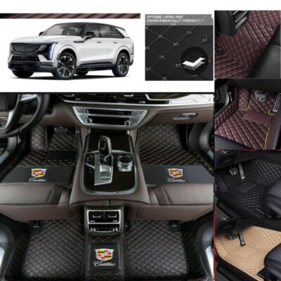 Für Cadillac Escalade 2002-2025 Fußmatten Automatten Teppich All Wetter Handmade