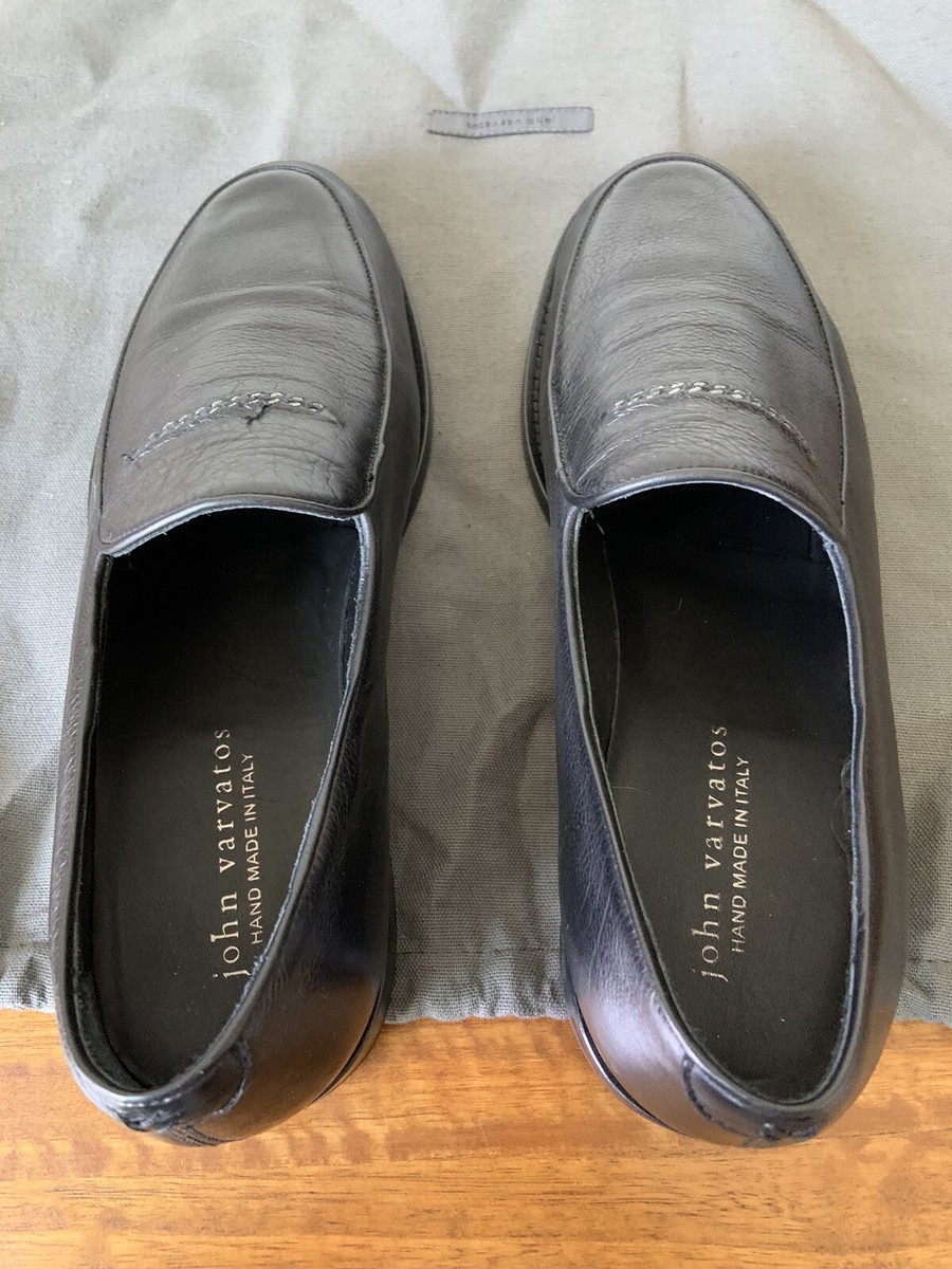 ❤️JOHN VARVATOS Hand Made in Italy Black Leather Oxford Shoes 10 John Varvatos Oxfords & Derbys for Men on Sale up to 90% Off  main image 4