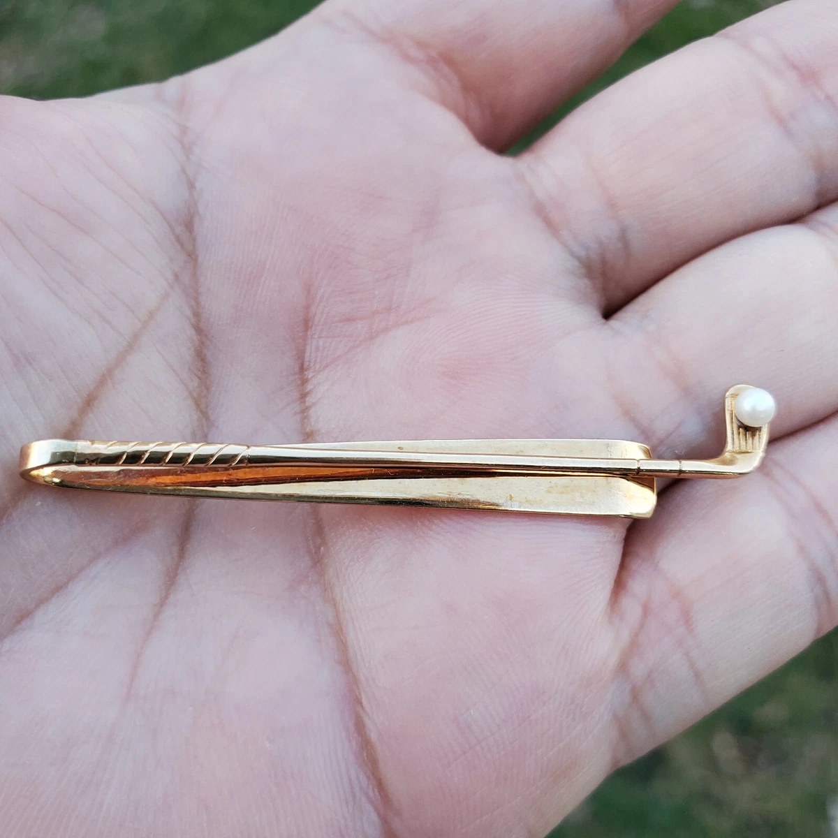 Pince à Cravate Vintage Dorée – Lot De 2, Occasion, Accessoire élégance Homme