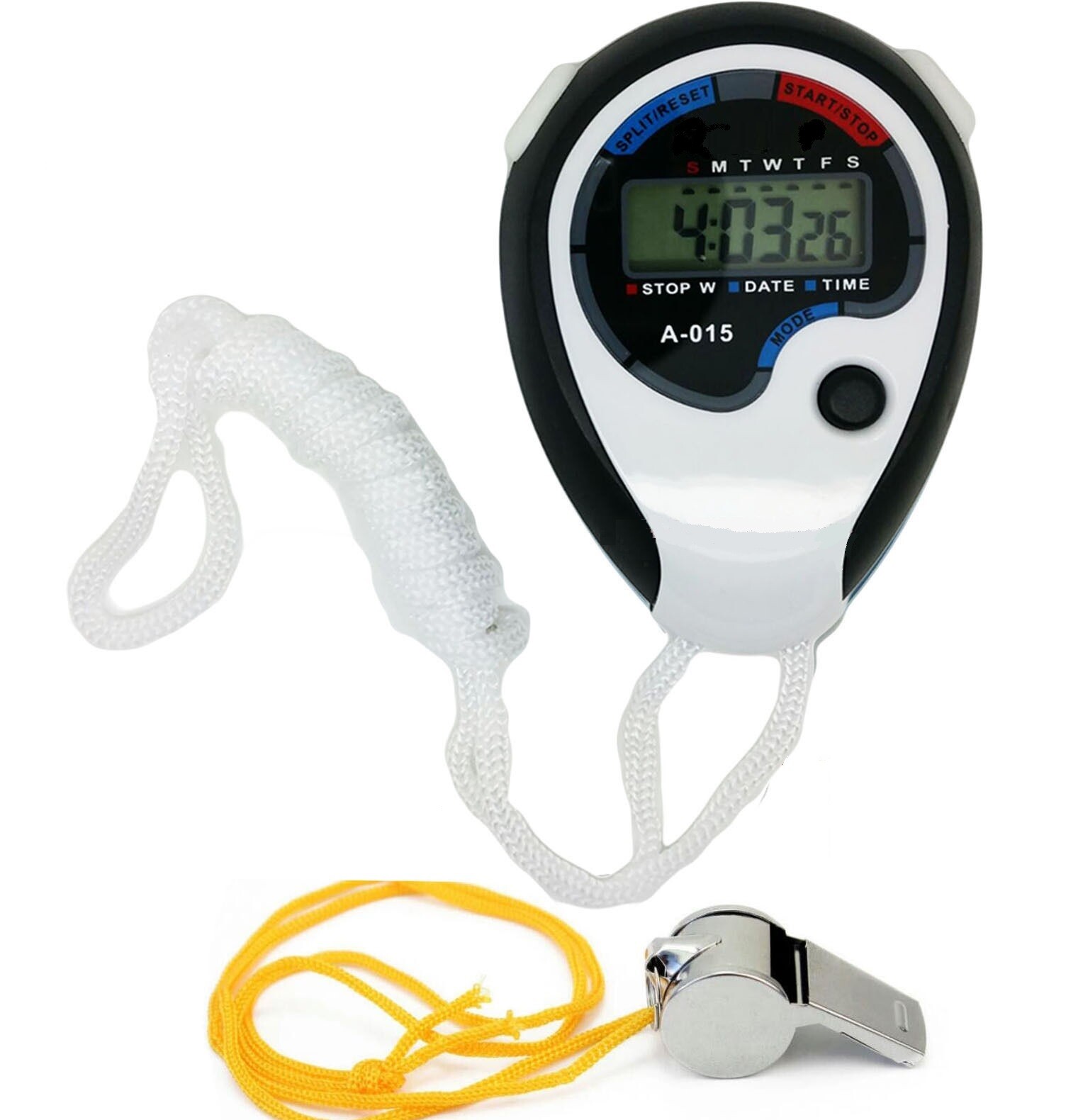 Digital Handheld Sports Stopwatch LCD Timer Alarm Counter Stop Watch