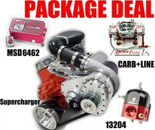 TORQSTORM SUPERCHARGER BILLET SYSTEM SMALL BLOCK CHEVY ARP-K-GMSBC-DS-LWP COMBO