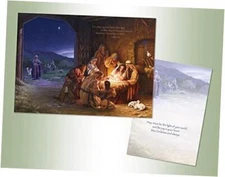 Lux Press LPG Greetings PREMIUM USA-MADE BOXED CHRISTMAS CARDS OF NATIVITY 