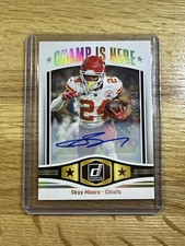 2023 Donruss Skyy Moore Auto #224/299 Champ Is Here Kansas City Chiefs #CIH-3
