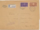 Europa Ireland Registered cover Harp 1960 Dublin to New York First Day of Issue