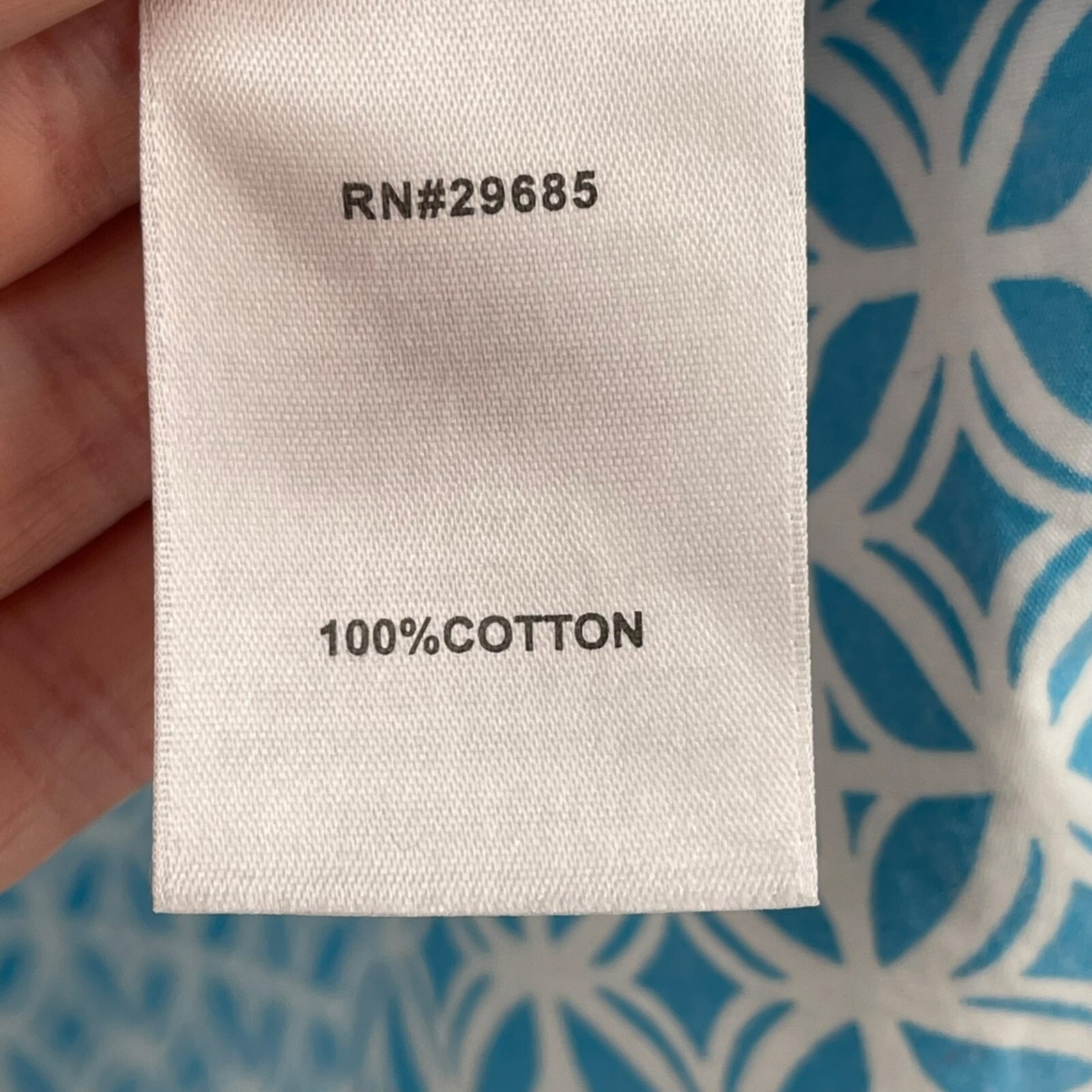 Pendleton 100% Cotton Split Neck 3/4 Length Sleev… - image 8