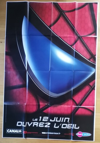 SPIDER-MAN marvel sam raimi original LARGE advance french movie poster