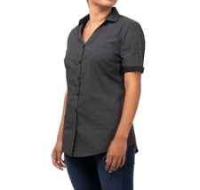 Chef Works Womens Charleston Black Shirt (SHC07W-BLK-XL) XLARGE URBAN COLLECTION