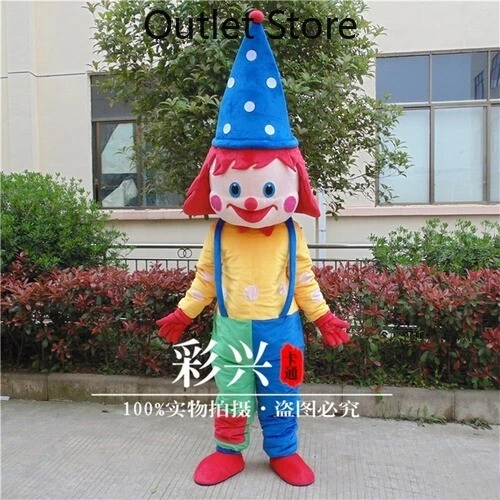Halloween Cartoon Clown Cosplay Mascot Costume Party Game Dress Xmas Carnival - Image 2 of 4
