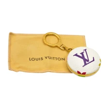 LOUIS VUITTON Key Ring with Light Astropyr Light Monogram Multicolor  White