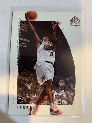 ALLEN IVERSON 1999-00 SP AUTHENTIC #60 PHILADELPHIA 76ERS HOFer