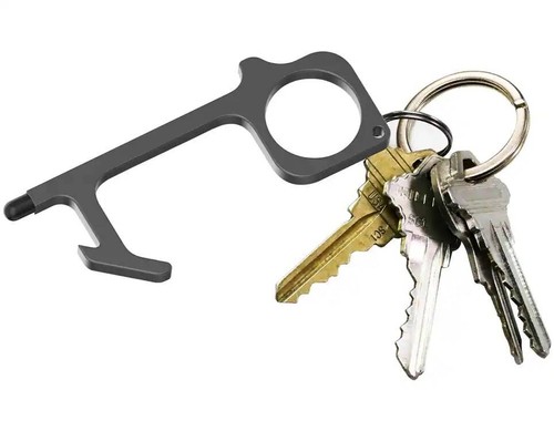24 PIEZAS Llave Abridor de Puerta Llavero de Mano Herramienta de Mano Sin Toque Pantalla Táctil Stylus - Imagen 3 de 5