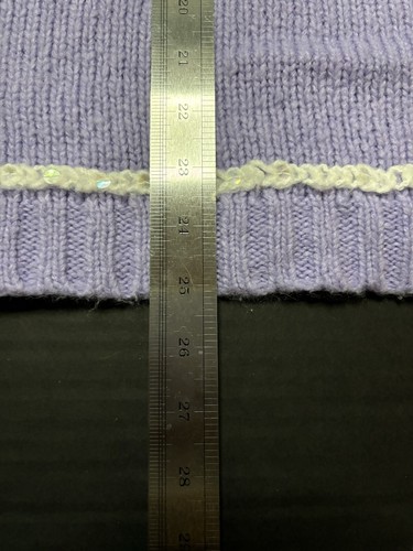 The Quacker Factory Holiday Sweater With A Front And Back White Snowflake. XL - Picture 7 of 7