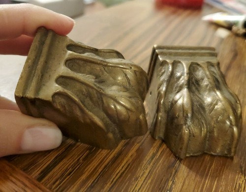 Duncan Phyfe VTG claw feet for table Brass paws - Picture 2 of 9