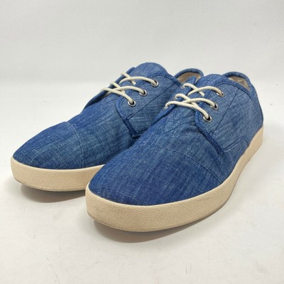 blue denim tennis shoes