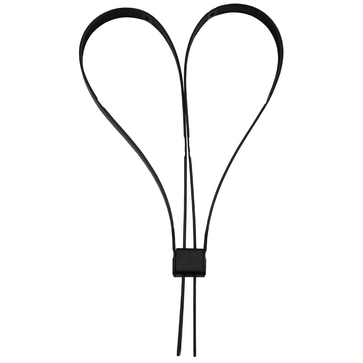 10 PZ Heavy Duty Forte Polizia Zip Tie Manette Monouso Nylon Doppio Bloccaggio Polsini Fascette Di Plastica Nera, 27.5 Lungo | IT