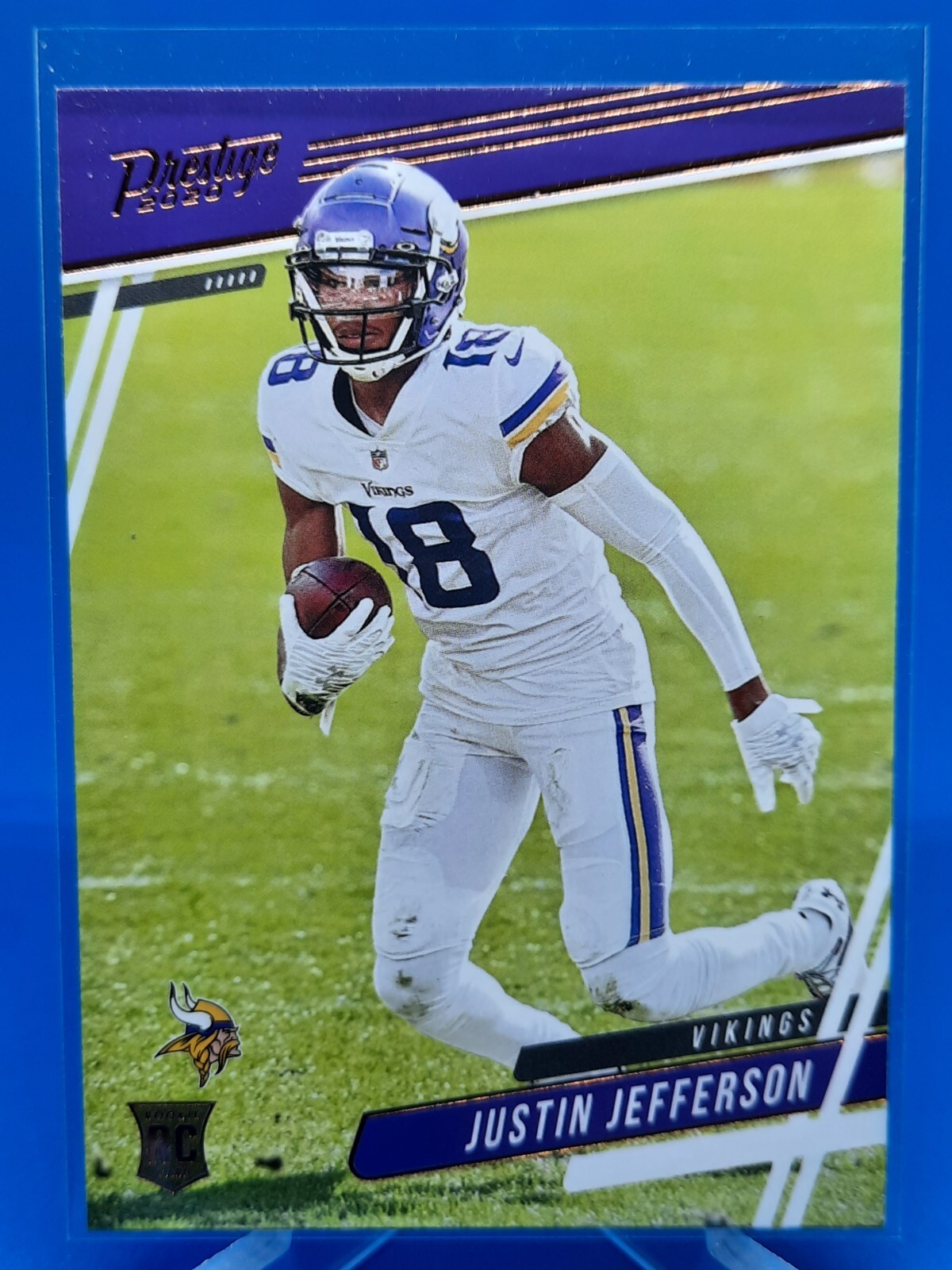 Justin Jefferson 2020 NFL Chronicles Prestige Bronze Rookie Card RC #317 Vikings