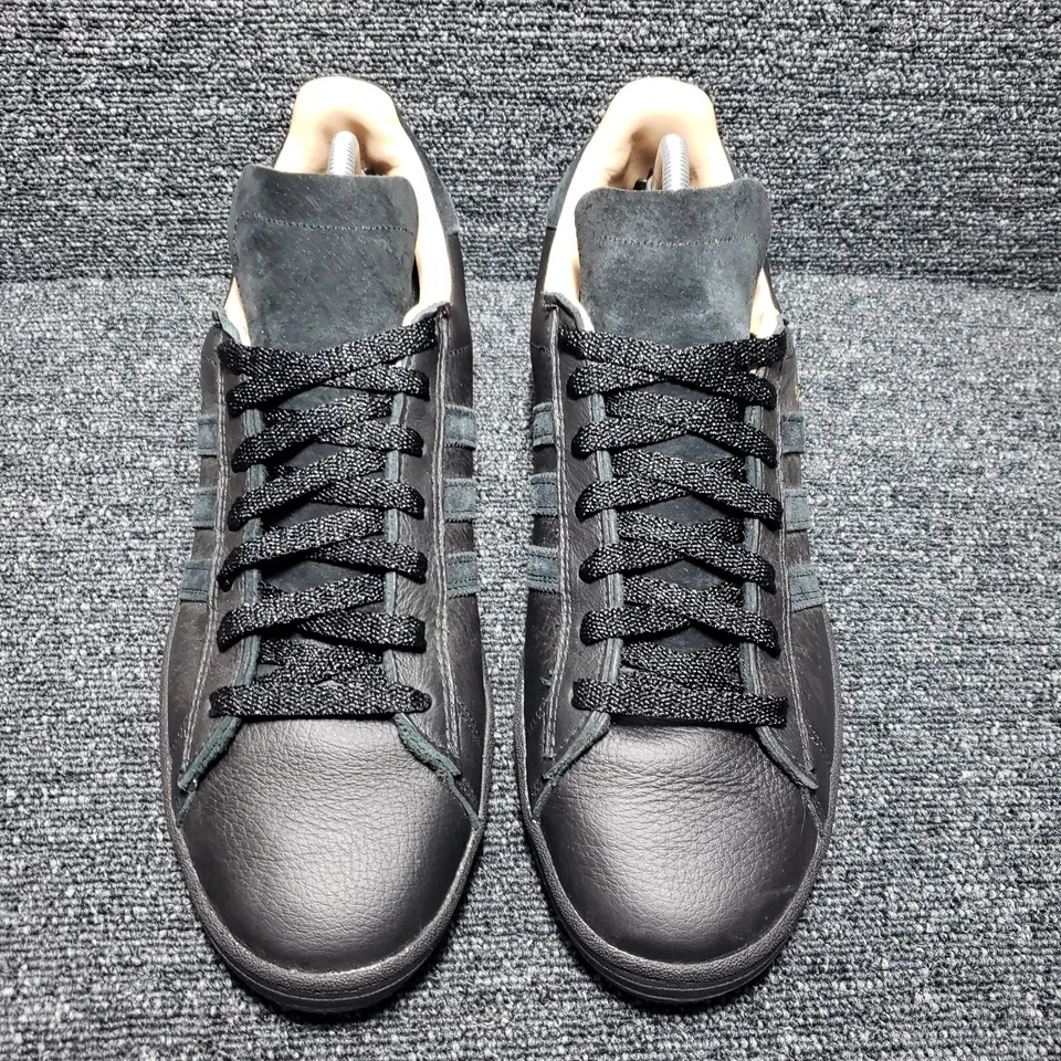 Adidas Campus ADV Silas Hombres 12 Núcleos Negro Cuero Zapatos EE6148 Foto 3 de 4