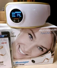 SereneLife SLEYMSG40 Smart Eye Massager with Heat & Pressure Point Therapy