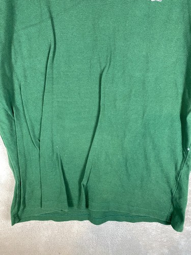 Lacoste Casual T-Shirts Top Size M Mens Green Logo Short Sleeve - Picture 5 of 10