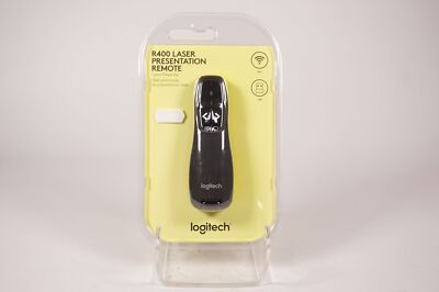 Logitech R400 Laser Presentation Remote Laser Presenter schwarz in OVP