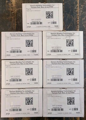 SIEMENS TSM-1X S54370-B7-A1 INTELLIGENT TEST SWITCH / STATUS INDICATOR - 7 AVAIL