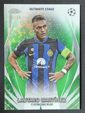 Lautaro Martinez 2023-24 Topps UCC Ultimate Stage Chrome Green /99 #USC-26