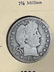 1908 Barber Quarter