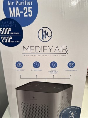 Medify MA-25 Air Purifier with HEPA H13 Filter - 500 Sq Ft Coverage