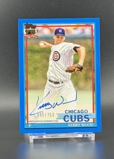 2026 Topps Series 1 1991 Kerry Wood 91A-KW On Card Auto Blue /150 Chicago Cubs