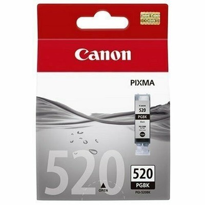 Original Canon PGI-520 BK Tintenpatrone Schwarz für Pixma MP630, MP560, MP550