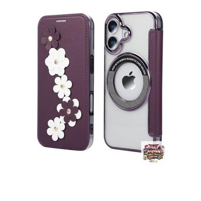 NEW YUYIB Phone Case for iPhone 16 Plus - Flip Case MagSafe Compatible Clear