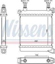 K�hler, Motork�hlung K�hlrippen gel�tet 60862 NISSENS f�r BMW MINI