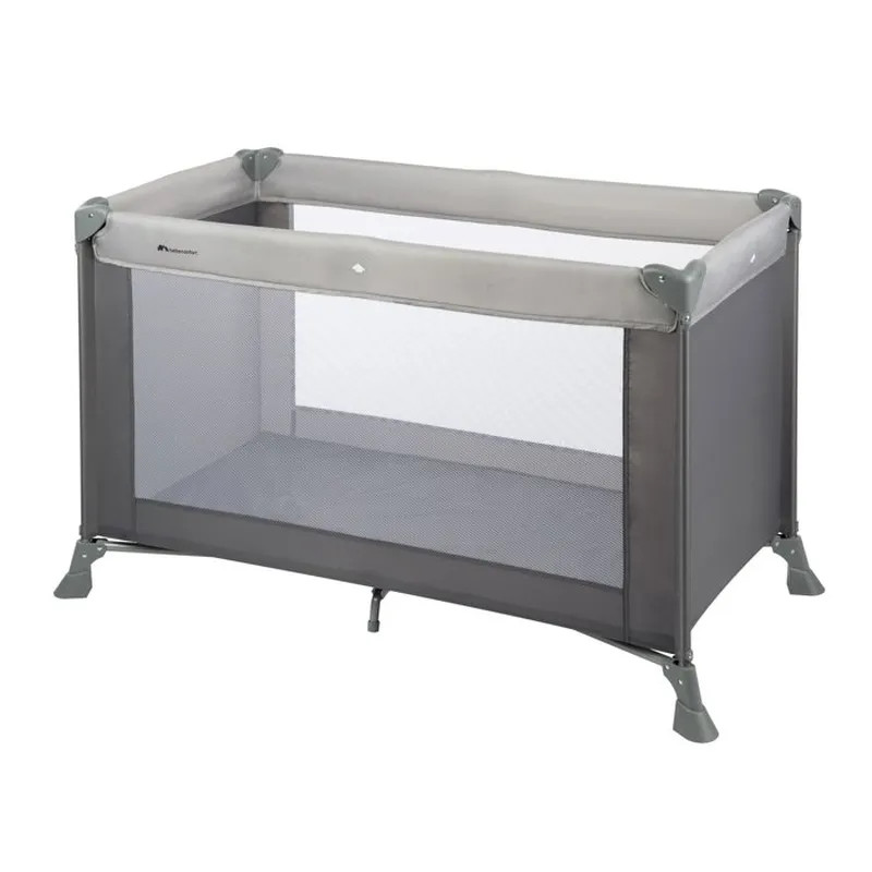 Lit bébé parapluie BEBECONFORT Soft dreams de naissance à 3 ans et 15kg gris