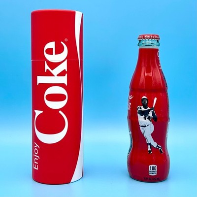 Coca-Cola Coke MLB Hank Aaron 50th Anniversary Wrapped Glass