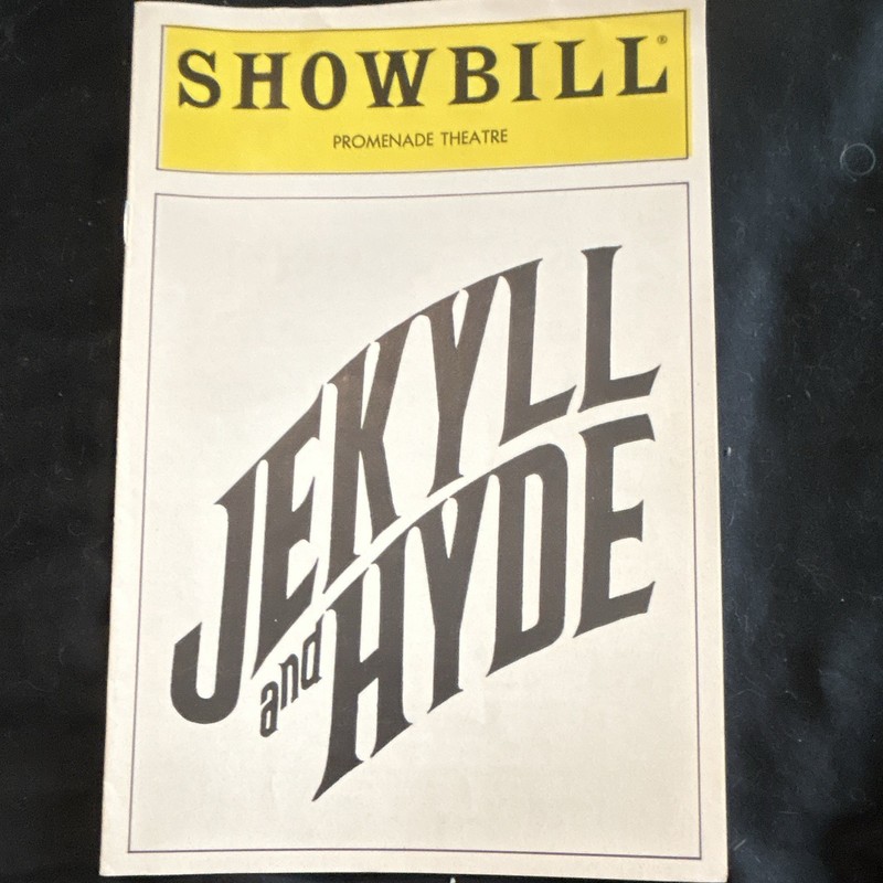 Jekyll and Hyde Playbill (1990) Promenade Theatre David Crane Marta Kauffman