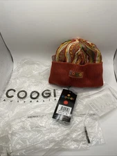 COOGI Beanie Vintage Skully Hat 3D Knit Multicolor Mercerized Authentic Skully