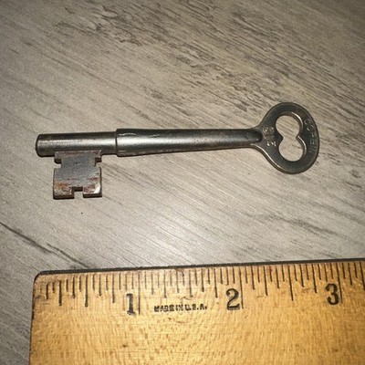 Antique Corbin Skeleton Key #S13 Solid Barrel