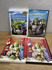 LOT SHREK : 1 - 3 DVD DreamWorks One Shrek 2 And Shrek the Third 1 2 3
