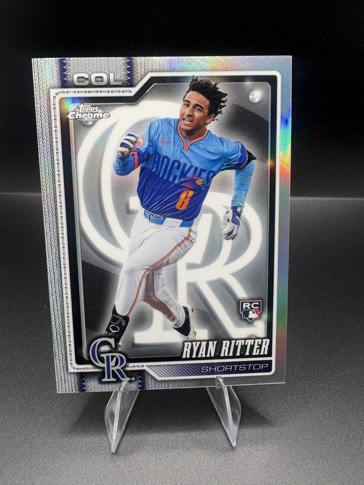 2026 Topps Chrome #122 Ryan Ritter Lightboard Logo Refractors