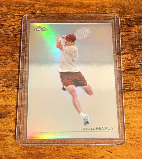 Topps 2026 Topps Chrome Tennis Alex De Minaur Solus Insert #SO-AD
