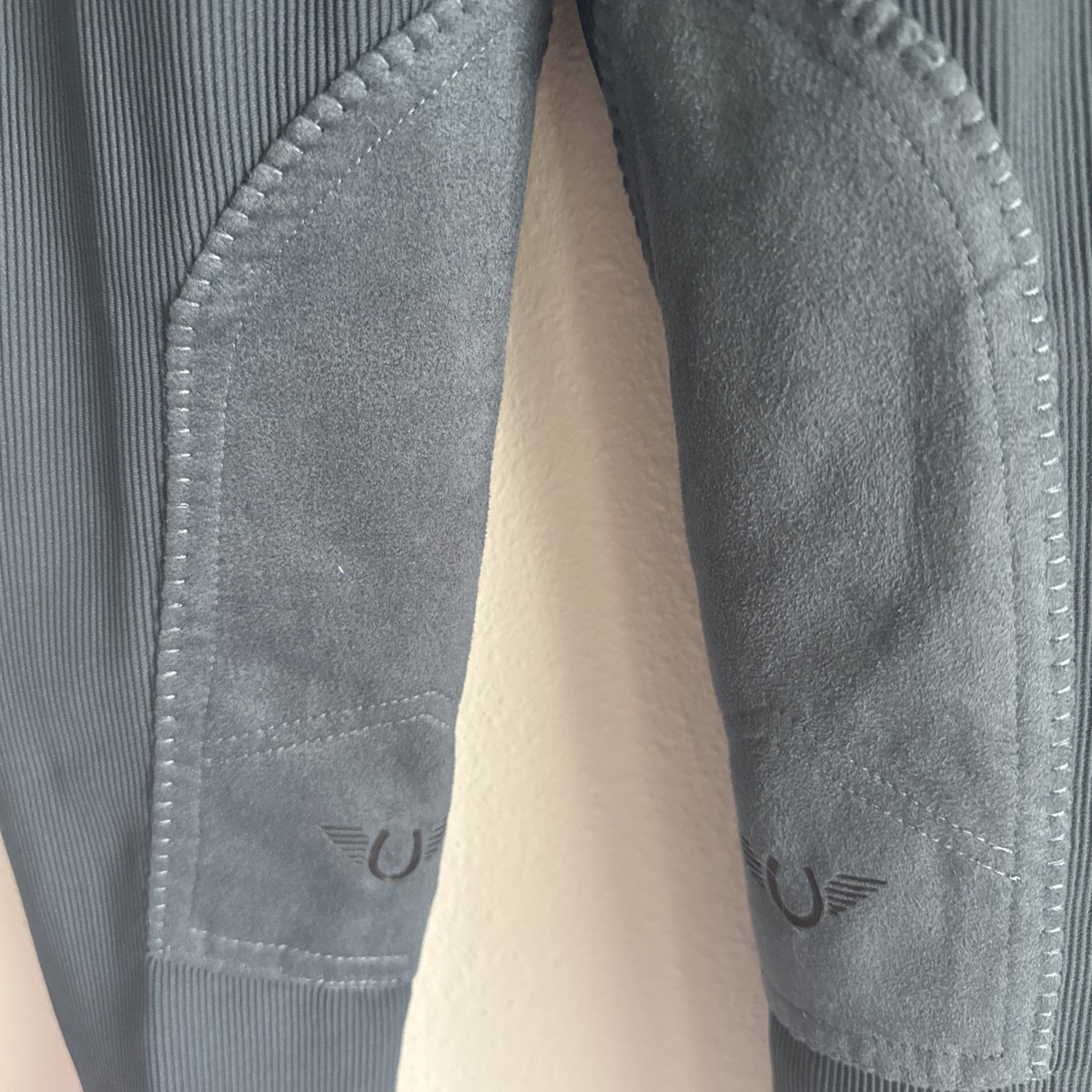 Pantalon D'équitation TuffRider En Tricot Beige Taille 28 - Idéal Pour Cavalières - Fermeture éclair Et Genoux Renforcés