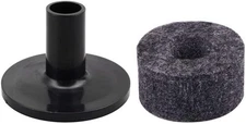 10 Pack Drum Cymbal Felt Pads & Sleeves Set for Stand Replacement