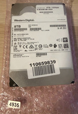 Western Digital 8TB SAS 3.5" 12G HDD / HUH721008AL5204 100% Health