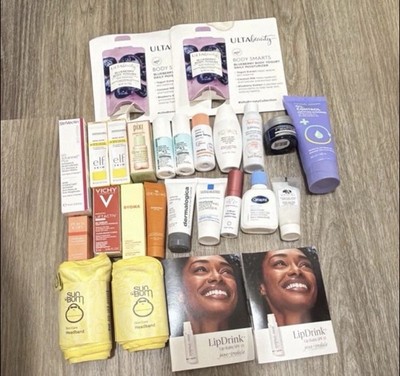 Assorted Brands Sample Size Skin Care Set - Moisturizer, Cleanser, Serum