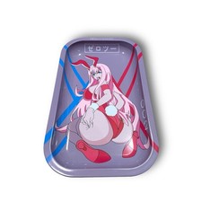 Anime Rolling Tray 11X7 Anime Ash Tray Premium Metal Gold Plating Jewelry Decora