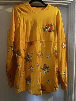 Disney Parks Epcot Blume & Garten orange Vogelgeist Jersey Medium neu mit Etikett