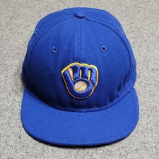 Milwaukee Brewers Hat Baseball Cap Kids Youth Boys 6 3/8 New Era 59fifty Fitted