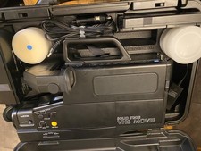 Sears Solid State VHS Movie Camcorder 6x Zoom Auto Focus Powers On-READ