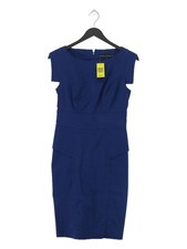 French Connection A-Line Midi Dress UK8 in Blue